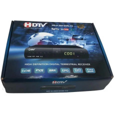 Эфирная цифровая ТВ приставка T2 в металлическом корпусе с дислеем, разъёмом под Wi-Fi и пультом OPENBOX IPTV, HDMI, SCART 4K H.265