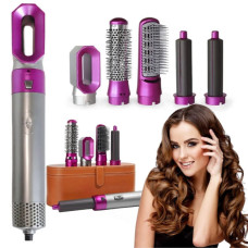 Стайлер 5в1 AKG Hot Air Styler для разных типов волос с функциями придания объема в кейсе
