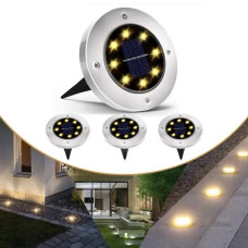 Светильник уличный для сада на солнечных батареях Disk lights