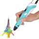 3D-ручка с дисплеем для рисования 3D Pen 2 с комплектом пластика