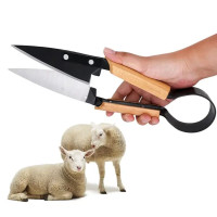 Ножницы для стрижки овец и собак с деревянной ручкой