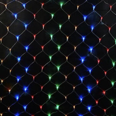 Светодиодная Гирлянда Сетка 120 Led (1.5*1.5м) Мульти (разноцветная)