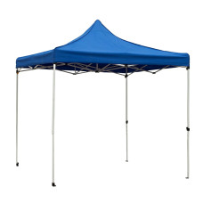 Раздвижной шатер 3*3 усиленный Синий (Белый каркас)