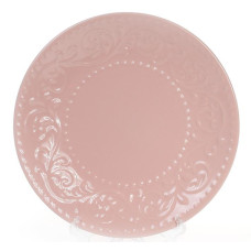 Набір 6 десертних тарілок Leeds Ceramics Ø21.5см, кам'яна кераміка (рожеві)