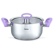 Кастрюля Fissman Veronica 3.1л с бакелитовыми ручками