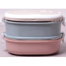 Ланч-бокс Kamille Food Box 2 ємності по 700 мл, 20х14.5х13.5см