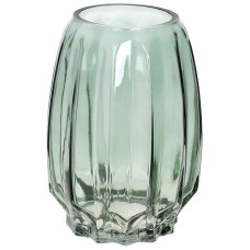 Ваза декоративная Ancient Glass "Грейс" 20х14см, стекло, зеленый