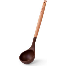Половник Fissman Chef&#039;s Tools 31.5см силикон, шоколадный