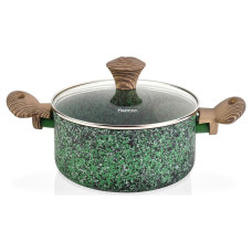 Кастрюля Fissman Malachite 2.7л с антипригарным покрытием EcoStone