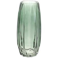 Ваза декоративная Ancient Glass "Грейс" 30х13см, стекло, зеленый
