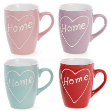 Кружка керамическая "Home is where the heart is" 310мл