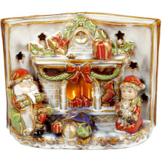 Декор керамический книга «Merry Christmas» с LED подсветкой 24х12.5х18см