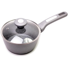 Ківш Kamille Grey Gotland Ø16см зі скляною кришкою