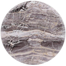 Подставка под горячее керамическая "Grey Marble" Ø16см на пробковой основе
