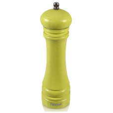 Мельница для специй (перцемолка) Fissman Spice 20х6см, бамбуковый салатовый корпус