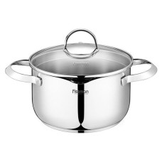 Кастрюля Fissman Callisto 3.5л со стеклянной перфорированной крышкой