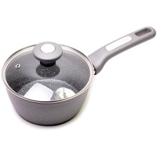 Ківш Kamille Grey Gotland Ø18см зі скляною кришкою
