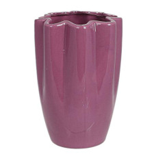Ваза фарфоровая Stone Flower "Фиори" Ø12х17см, темно-розовый