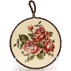 Подставка под горячую посуду Cream Rose "Корейская Роза" Ø16см