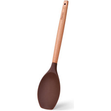 Ложка сервировочная (поварская) Fissman Chef&#039;s Tools 31.5см силикон, шоколадный