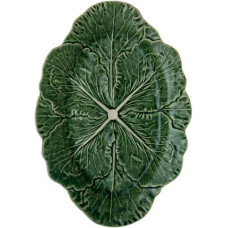 Набір 2 сервірувальних блюда Bordallo Pinheiro Cabbage 37x26см Зелений