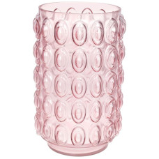 Ваза декоративная Ancient Glass "Bubbles" 30х19см, стекло, розовый