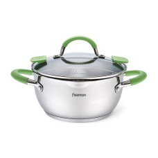 Кастрюля Fissman Charlotte 2л с крышкой-дуршлагом