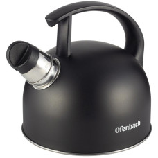 Чайник Ofenbach Magic Kettle 1.5л з нержавіючої сталі зі свистком, чорний матовий