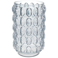 Ваза декоративная Ancient Glass "Bubbles" 30х19см, стекло, голубой