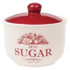 Сахарница керамическая "Английский Шиповник SUGAR" 400мл